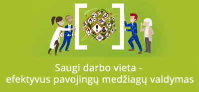 saugi darbo vieta logotipas